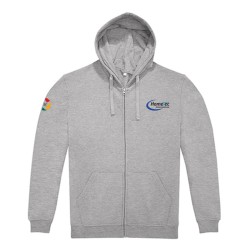 Kapuzenjacke Hellgrau HomeTec