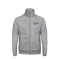 Sweatjacke Hellgrau HomeTec